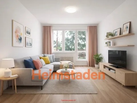 Pronájem bytu 2+1, Orlová - Lutyně, Osvobození, 57 m2