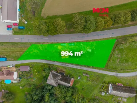 Prodej pozemku pro bydlení, Nekoř, 994 m2