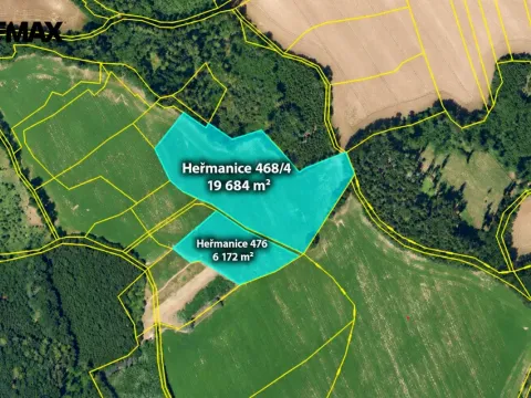 Prodej pole, Heřmanice, 29196 m2