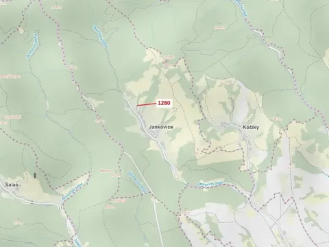 Dražba pozemku, Jankovice, 461 m2