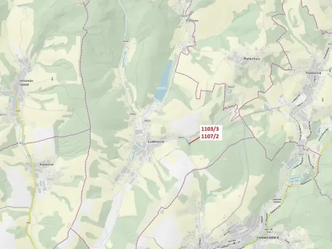 Dražba lesa, Ludkovice, 3392 m2