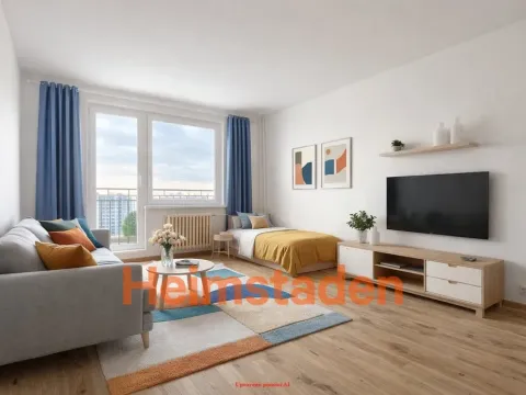 Pronájem bytu 1+kk, Orlová - Lutyně, Okružní, 28 m2