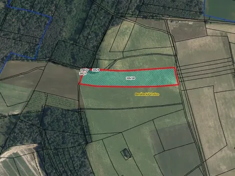 Prodej pole, Milovice, 15894 m2