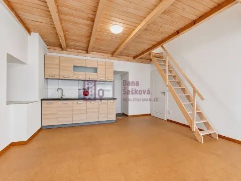 Pronájem bytu 1+kk, Jindřichův Hradec - Jindřichův Hradec I, nám. Míru, 50 m2