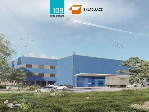 Pronájem skladu, Kozomín, 1200 m2