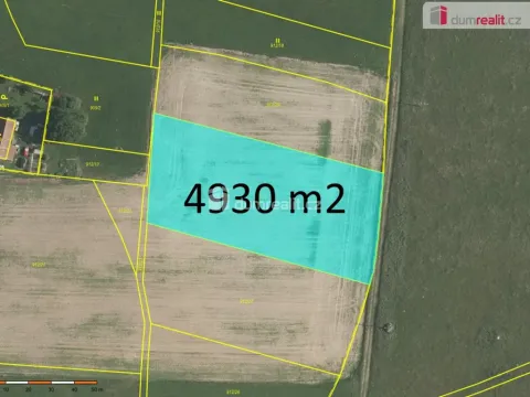Prodej pole, Velešín - Holkov, 4930 m2